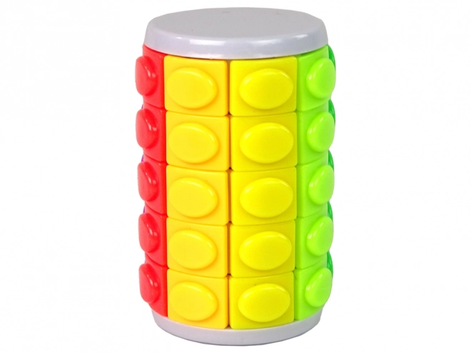 Colorful Rotating Cylinder Puzzle