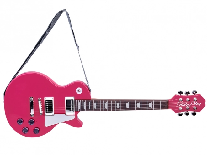 Electric Guitar Musical Toy for Kids – Pink