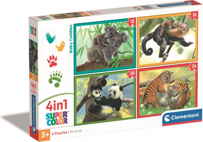 Clementoni Adorable Animals Progressive Puzzle Set