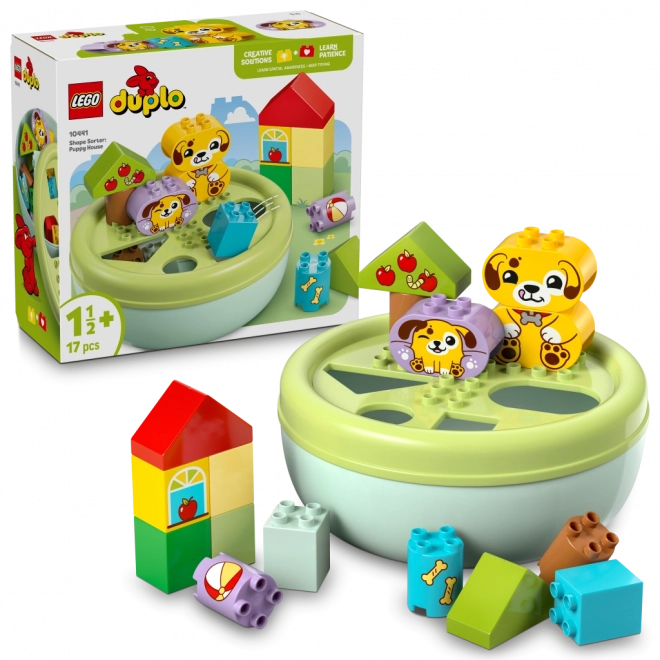 LEGO Duplo Formen sortieren ein Zuhause für Welpen