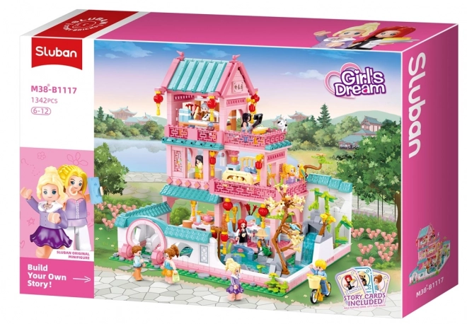 Sluban girl's dream Chinese villa playset