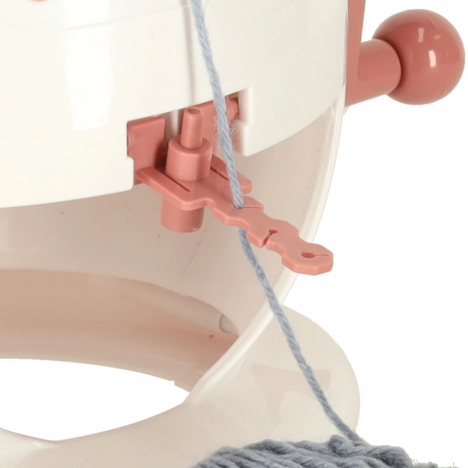Knitting Loom Machine with Yarn Balls