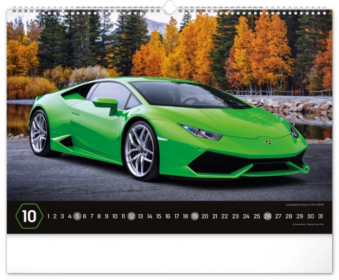 Cars Wall Calendar 2025