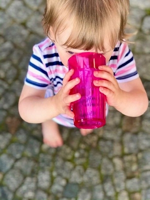 Shatterproof Training Cup for Kids Pink