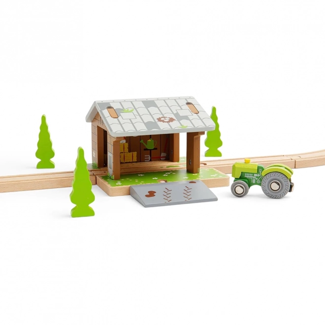 Bigjigs Rail Barn Tunnel for Train Set