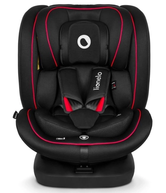 Lionelo Bastiaan i-Size Car Seat 40-150 cm, Black Red