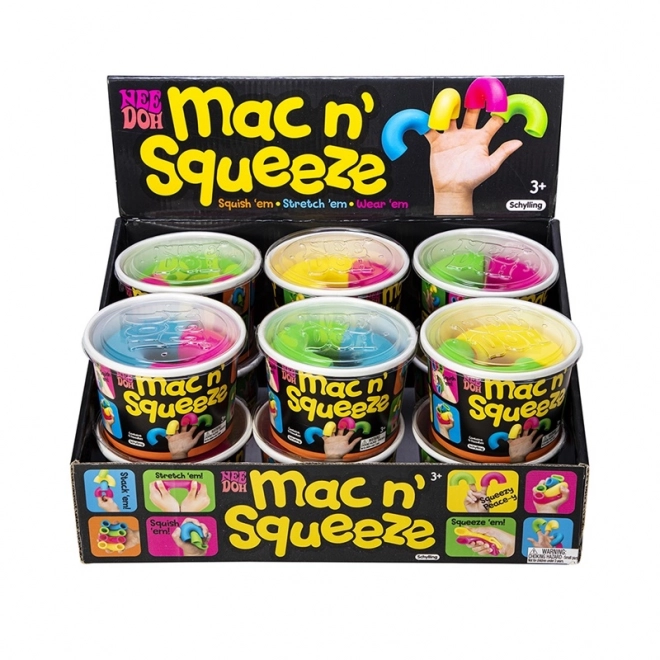 Mac N Squeeze Colorful Stress Toy