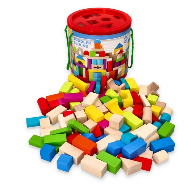 Colorful Wooden Blocks Set