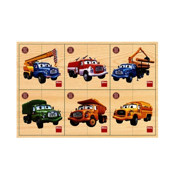 Wooden Tatra Trucks Puzzle Set