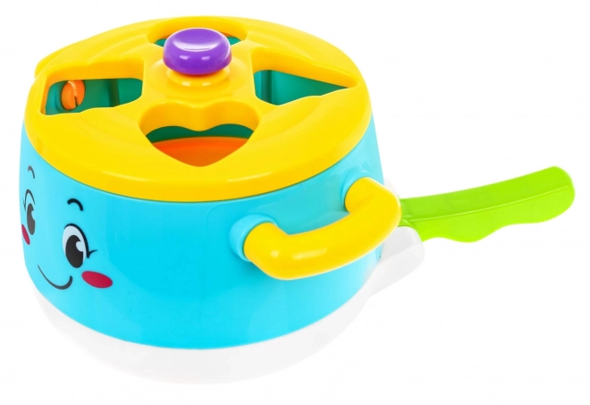 Interactive Pot with Cooker and Shape Sorter