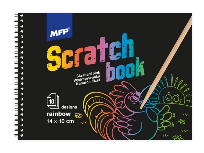 Scratch Art Rainbow Notebook