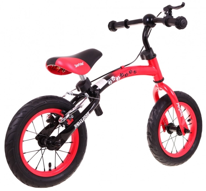 Children's Balance Bike Boomerang SporTrike Red