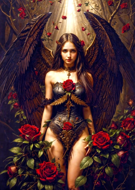 Enjoy Dark Angel Puzzle 1000 Pieces