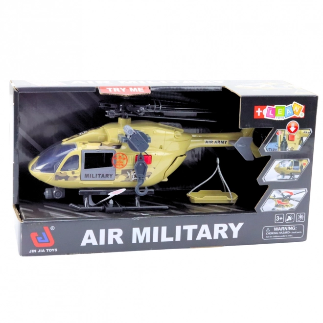 Military Rescue Helicopter with Lights and Sounds