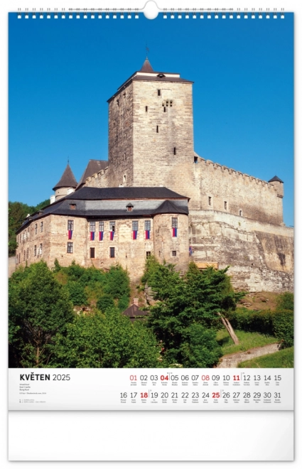 Wall Calendar Castles and Chateaux 2025