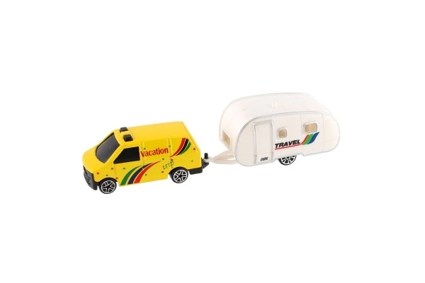 Toy Car with Mini Caravan