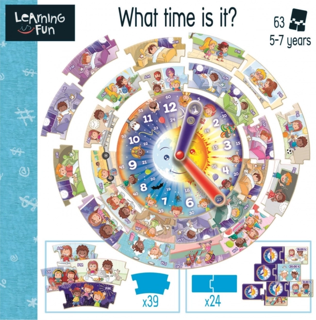 Educa Learning is Fun: What Time Is It? Puzzle and Game