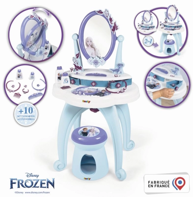 Frozen Vanity Table 2-in-1 with Stool