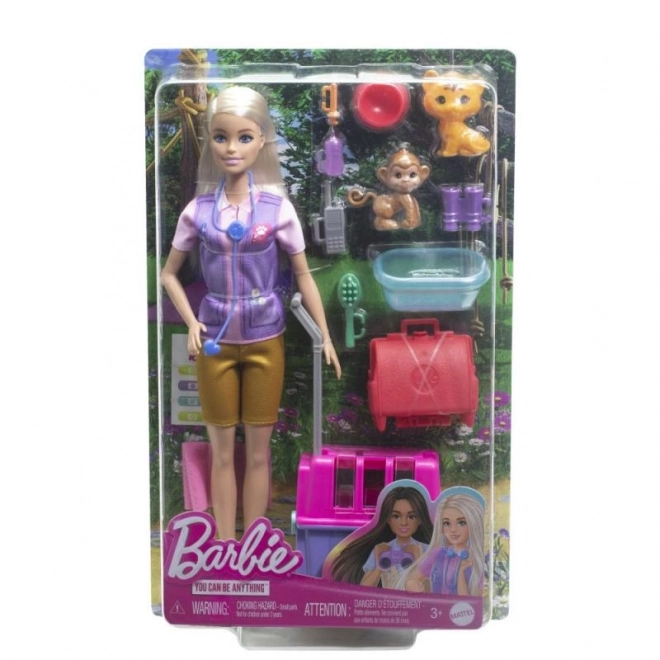 Barbie Rescues Animals Doll - Blonde