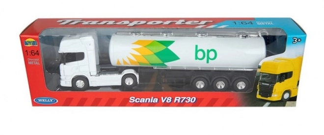 Welly Scania V8 R730 Tanker Truck 1:64