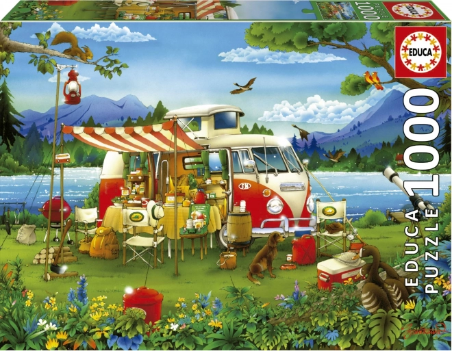 Camping Adventure 1000 Piece Puzzle