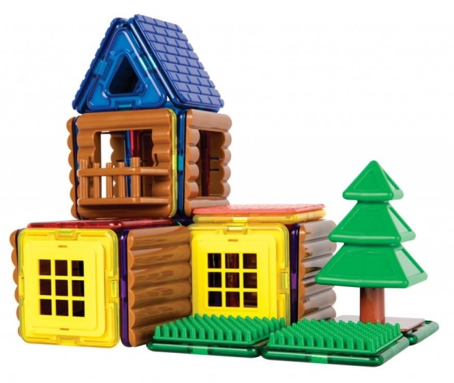 Magformers Log Cabin Building Set