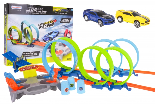 Double Race Track for Two Cars