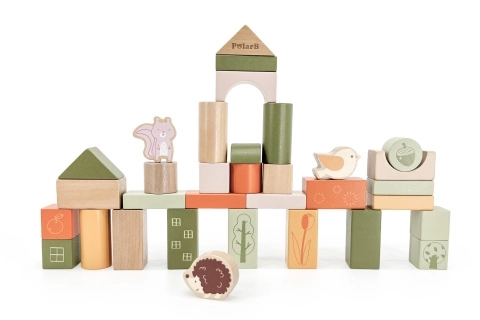 Wooden Animal Blocks Set