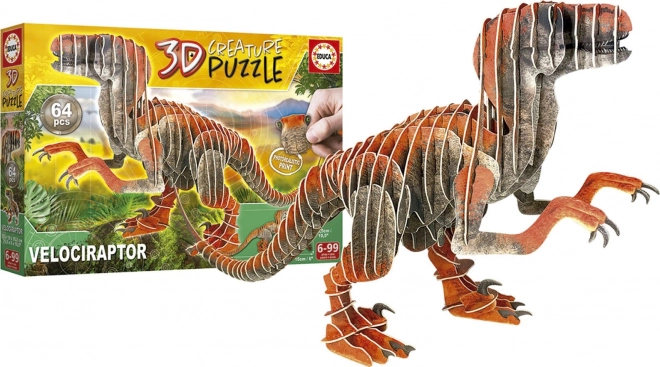 3D Puzzle Velociraptor