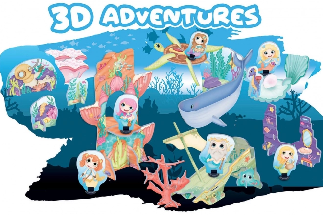 3D Mermaid Kingdom Puzzle