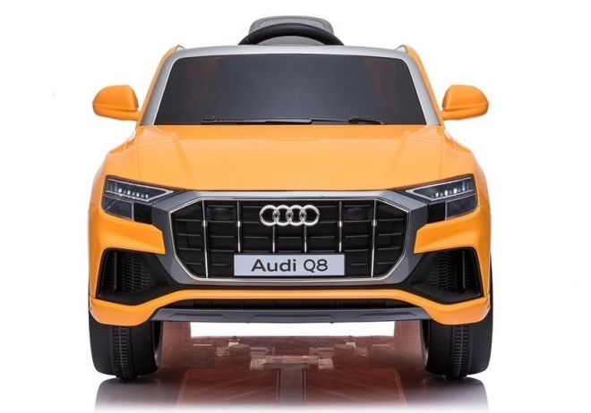 Audi Q8 Kids Ride-On Car Yellow Lacquered