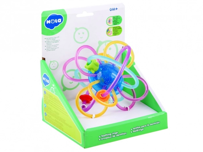 Colorful Baby Teething Rattle by Hola – A