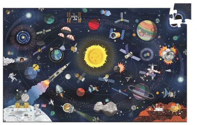 DJECO Observation Puzzle: Space 200 pieces