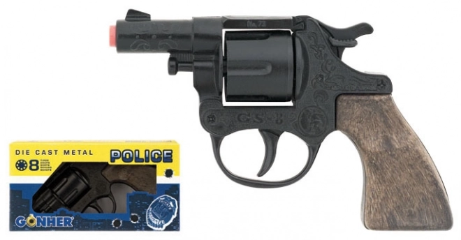 Small Metal Police Revolver