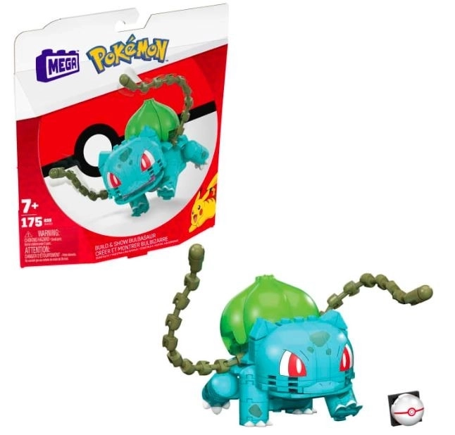 Mega Construx Build and Display Pokémon – Bulbasaur