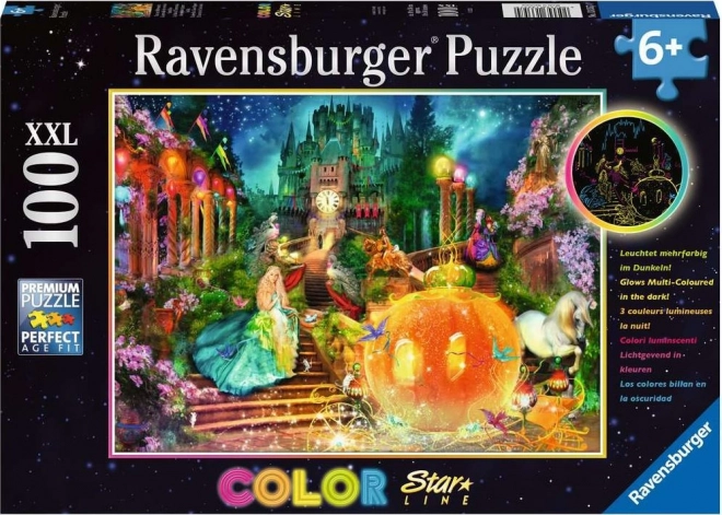 Ravensburger Neon Puzzle Cinderella XXL 100 Pieces