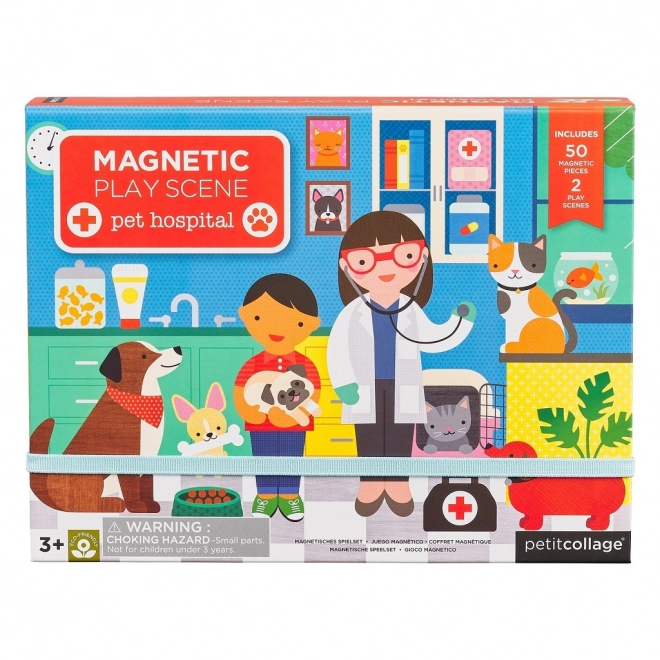 Veterinary Clinic Magnetic Playset