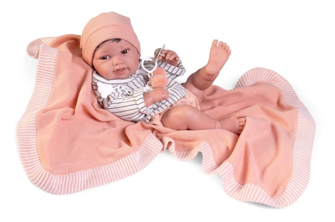 Realistic Baby Doll with Full Vinyl Body - 42 cm