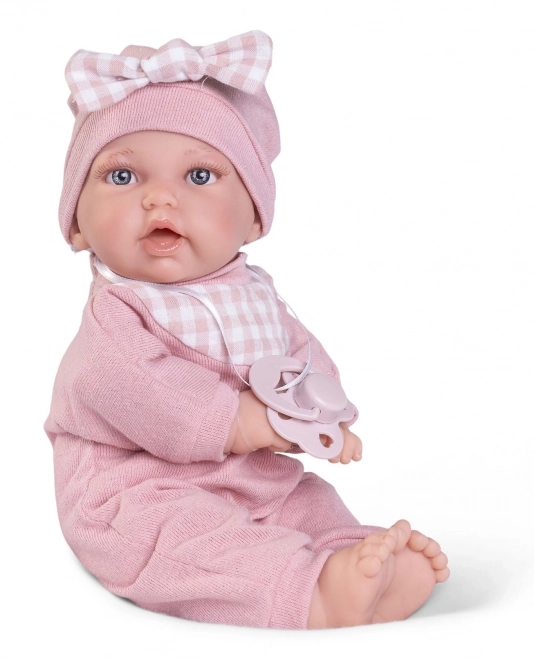 Realistic Doll with Soft Cloth Body 27 cm