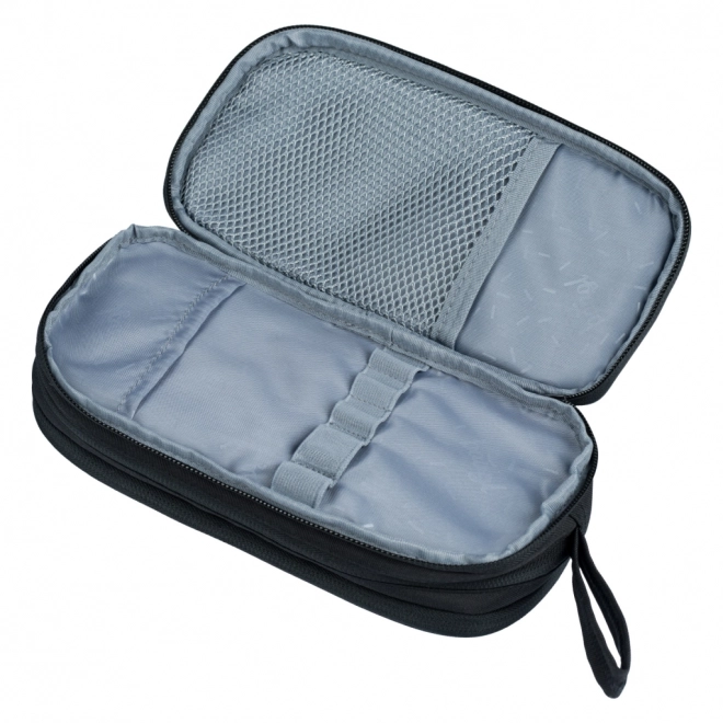 baagl set nero con tre articoli: zaino, astuccio e sacca
