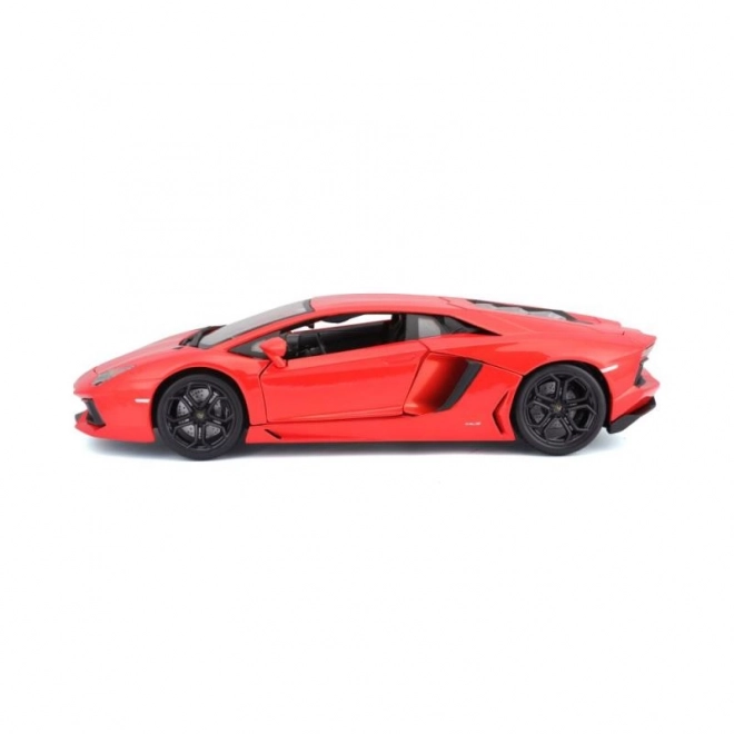 Bburago Lamborghini Aventador LP700-4 Diecast Model in Metallic Orange