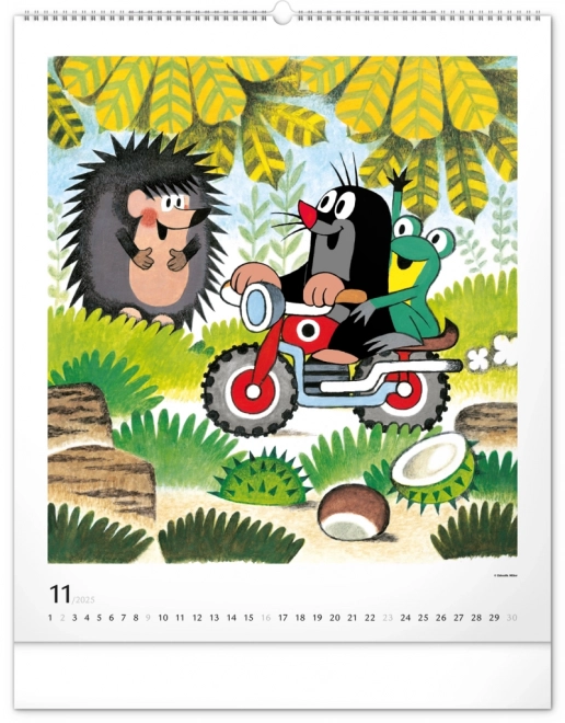 Wall Calendar Mole Adventures 2025