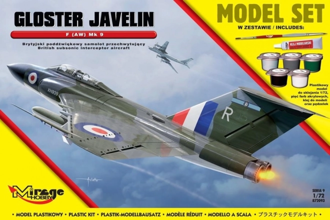 Gloster Javelin F AW Mk 9 British Subsonic Interceptor Model Kit