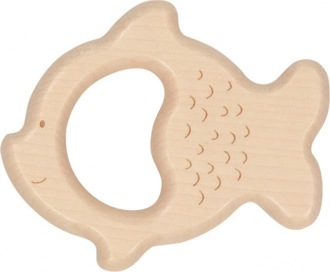 Wooden Rattle Toy - Fish