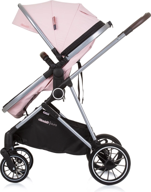 Chipolino Aura 2-in-1 Stroller Flamingo