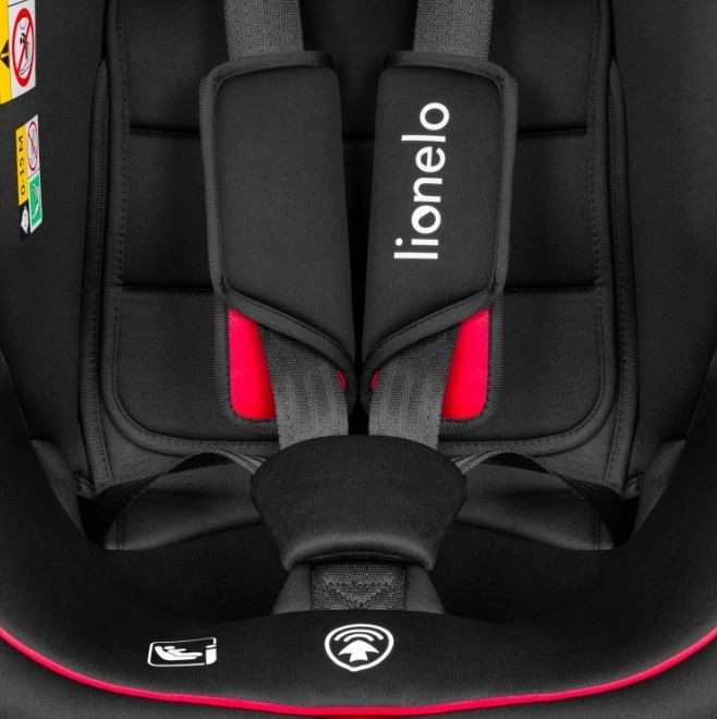 Lionelo Bastiaan i-Size Car Seat 40-150 cm, Black Red