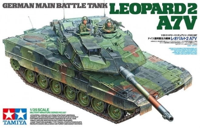 Model in plastica del carro armato tedesco Leopard 2 A7V