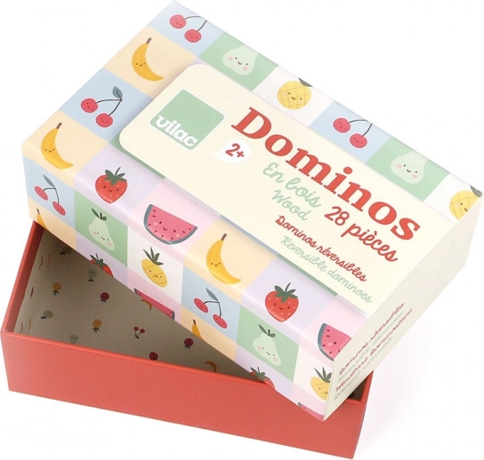 Wooden Domino Fruit and Vegetables Sarah Betz