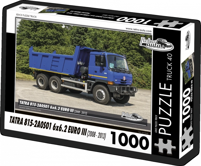 Retro Cars Puzzle Truck Tatra 815