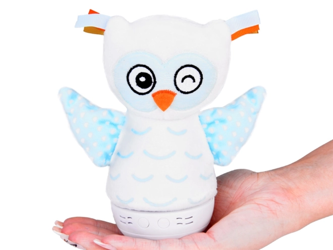 Nightlight Plush Owl with Color Change and Musical Box for Kids